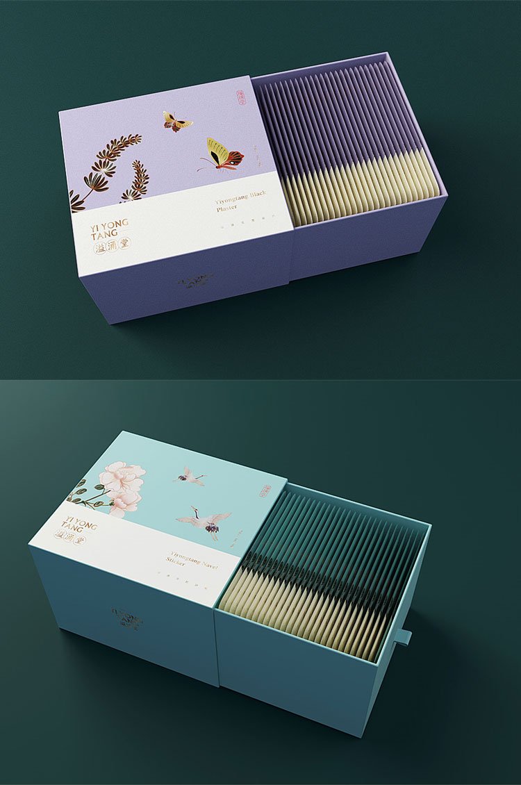 尊貴禮遇 金色抽屜式折疊禮盒，為名貴滋補品注入儀式感